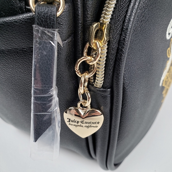 Juicy Couture Licorice Heritage Mini Backpack Crown Heart Logo